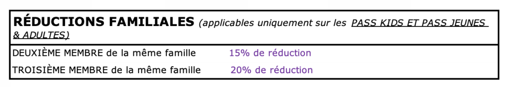 réductions familles