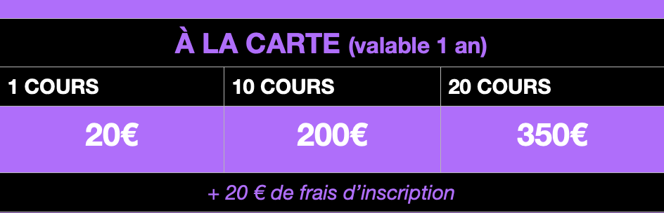  la carte